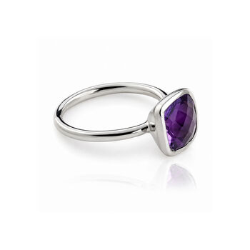 Desert Dusk Amethyst Ring In Sterling Silver, 2 of 6