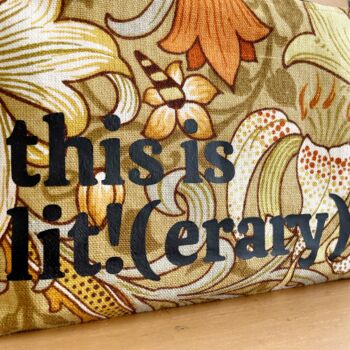 Vintage William Morris Fabric Book Pouch, 3 of 7