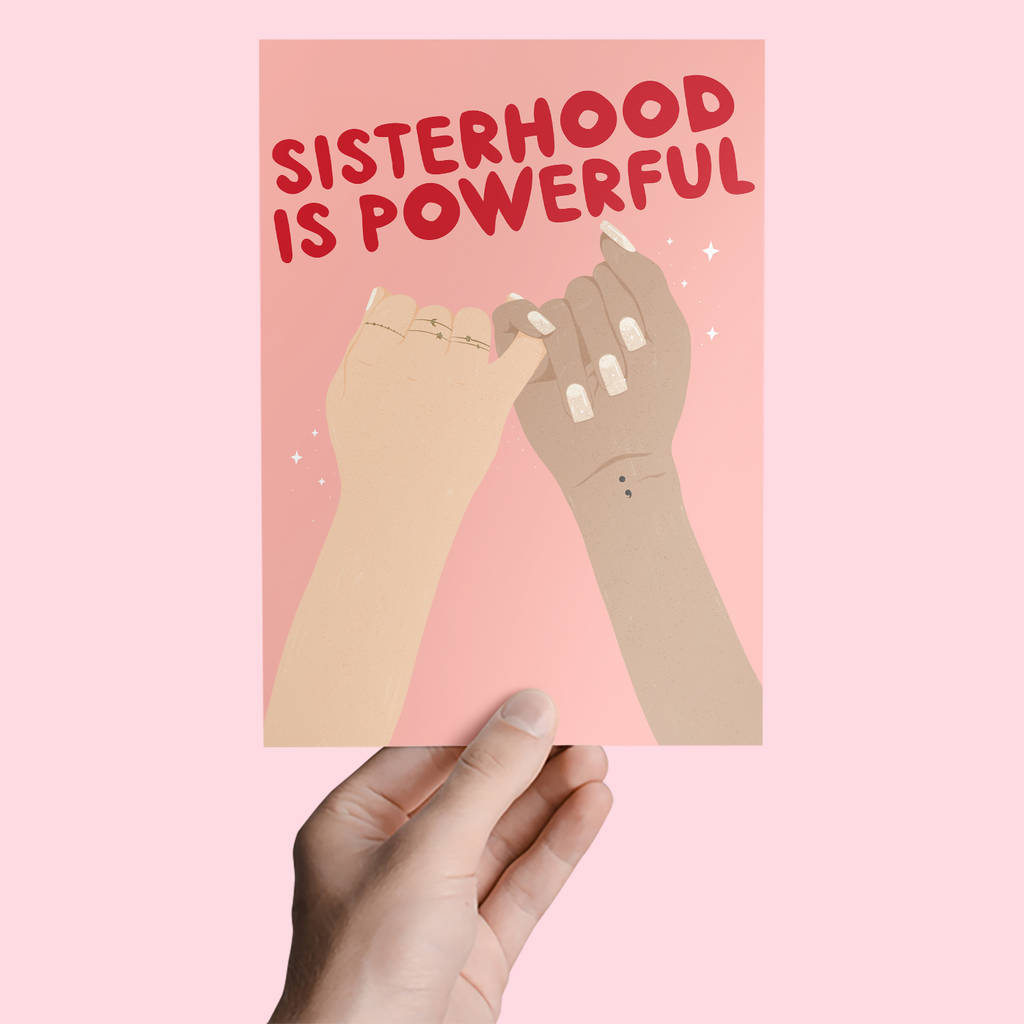 Sisterhood Print By House Of Wonderland | Notonthehighstreet.com