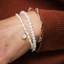 Organic Pearl And Moonstone Bracelet Silver Or 9ct Gold, thumbnail 6 of 6