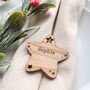 Christmas Place Name Setting Star, thumbnail 1 of 7