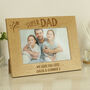 Super Dad Photo Frame Fathers Day Gifts, thumbnail 2 of 5