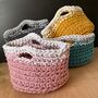 Crochet Storage Basket Pattern, thumbnail 2 of 4
