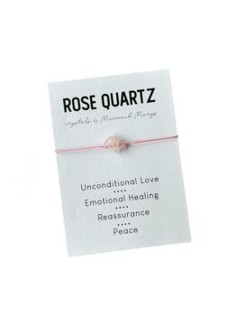 Rose Quartz Crystal Bracelet | Rose Quartz Crystals, 7 of 10