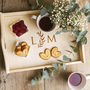Personalised Serving Tray With Hearts, thumbnail 2 of 9