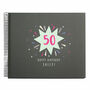 Personalised 50th Birthday Spiral Bound Book, thumbnail 5 of 10