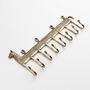 Elegant Cat Themed Brass Key Hooks And Jewellery Hanger, thumbnail 4 of 8