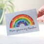 Personalised Rainbow Mother's Day Card, thumbnail 2 of 3