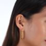 Large Hula Hoop Earrings, thumbnail 9 of 12