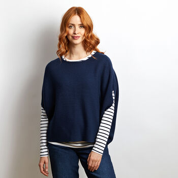 Long Length Cotton Striped Tee, 2 of 7
