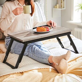 Laptop Desk Laptop Tray Serving Tray Snack Food Tray, 3 of 9