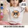 Welsh Corgi Children T Shirt, thumbnail 1 of 8