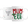 Personalised Mum Elf Mug, thumbnail 2 of 3