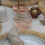 Natural Stripped Linen Tablecloth, thumbnail 5 of 8