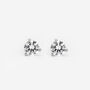 Small Diamond Look Stud Earrings, thumbnail 1 of 3