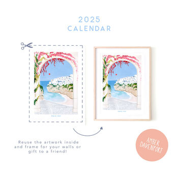 2025 Travel Desk Calendar, 8 of 8