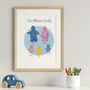 Personalised Lego Family Print, thumbnail 1 of 4