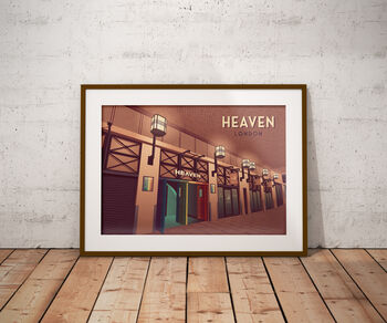 Heaven Nightclub London Travel Poster Art Print, 6 of 8