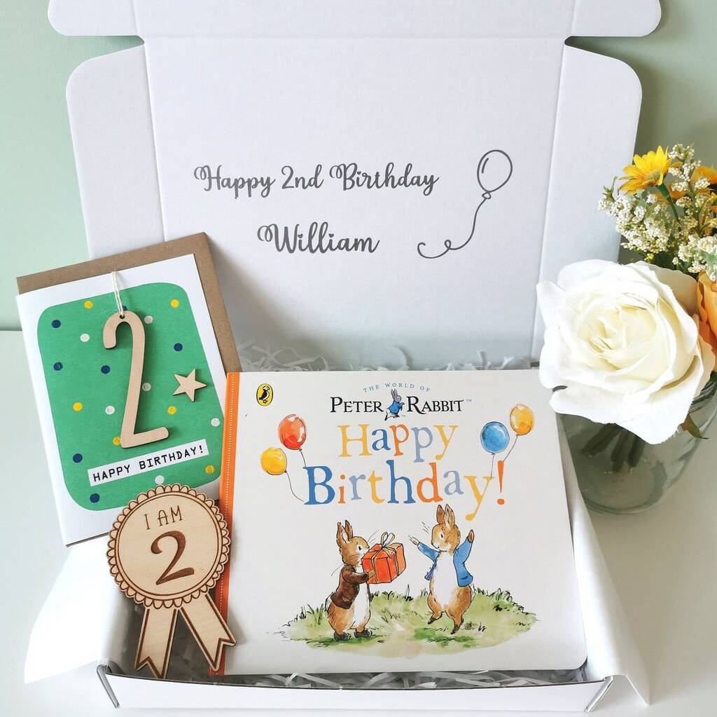 Second Birthday Boy Gift Box By Beatrice & Barley | Notonthehighstreet.com