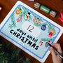 Days Until Christmas Count Down Drywipe Board Sign, thumbnail 2 of 9