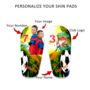 Personalised Shin Pads Kids Football Soccer Gift One, thumbnail 4 of 4