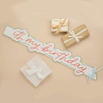 Colourful Spotty It's My Birthday Sash, 2 of 2