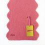 Personalised Scallop Edge Cashmere Scarf In Coral, thumbnail 4 of 8