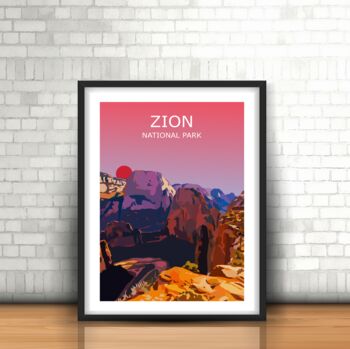 Zion National Park Art Print, 4 of 4