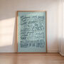 Gimme Gimmie Gimmie, Abba Lyrics Print, Disco Print, thumbnail 6 of 9