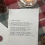 A5 Personalised Christmas Typewriter Letter, thumbnail 3 of 5