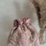Pink Silk Embroidered Potli Bag, thumbnail 1 of 8