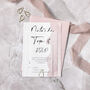 Blush Pink Wedding Invitation, thumbnail 6 of 10