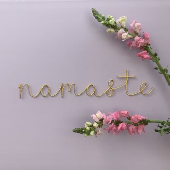 Namaste Wire Sign, 2 of 7