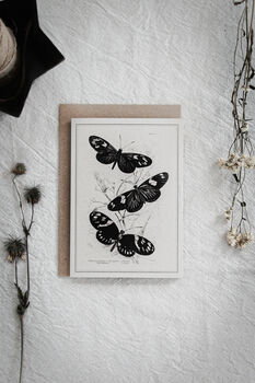 Vintage Butterfly Card Set – Mixed Pack Of Four, 9 of 10