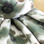 Personalised Wood Anemone Flowers Mix Blend Scarf, thumbnail 6 of 12