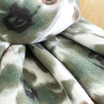Personalised Wood Anemone Flowers Mix Blend Scarf, 6 of 12