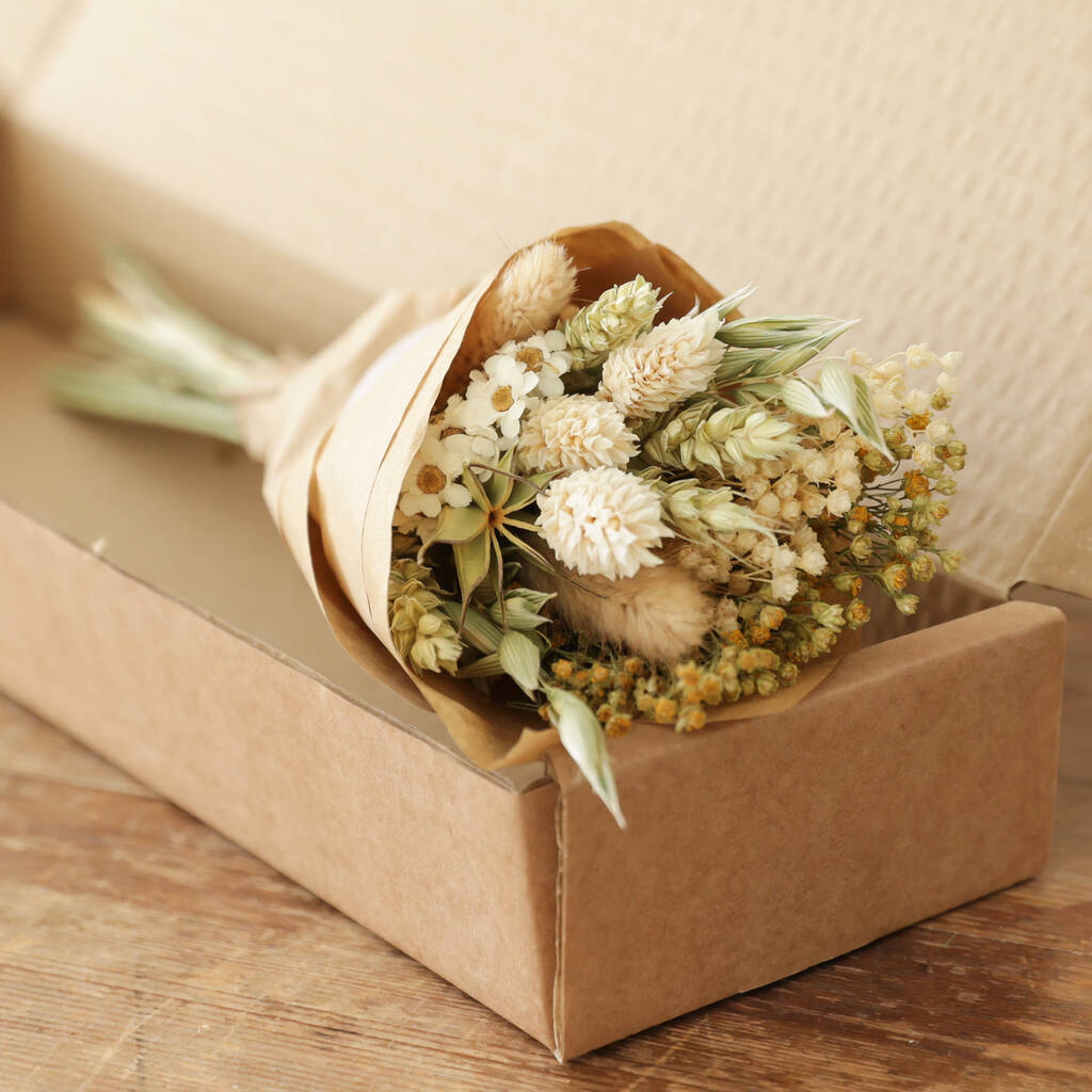Natural Dried Flower Posy Letterbox Gift, 1 of 12