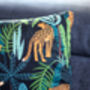 In The Jungle Tiger Print Cushion, thumbnail 5 of 6