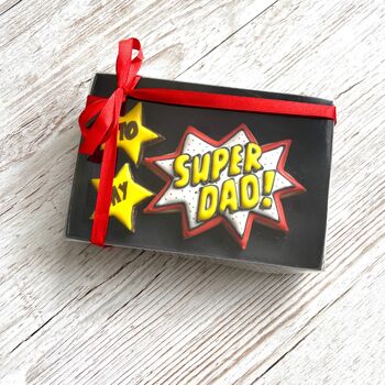 Superhero Biscuit Gift For Fathers Day, 4 of 5