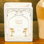 White Book Shaped Ceramic Flower Vase, thumbnail 2 of 5