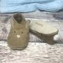 Suede Easter Bunny Baby Shoes With Sheepskin Tail, thumbnail 4 of 10