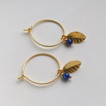 Lapis Lazuli And Leaf Jewellery Set, 7 of 7