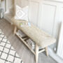 Wicker Bench With Shelving, thumbnail 5 of 9