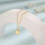 Sterling Silver Tiny Spade Pendant Necklace, thumbnail 6 of 12