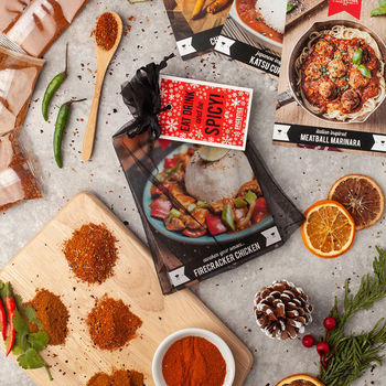 Xmas Pick 'N' Mix World Recipe Meal Kit Gift Set, 3 of 4