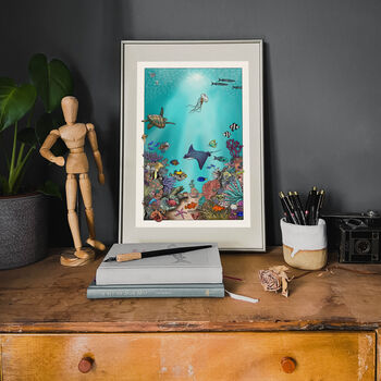 Coral Reef/Under The Sea Artwork Print, 8 of 8