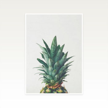Pineapple Top Photographic Fruit Print, 2 of 2