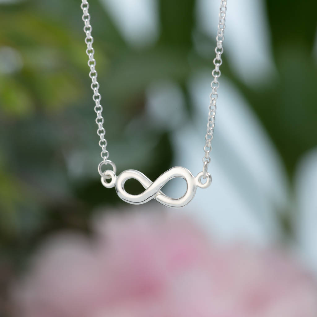 Infinity Symbol Necklace With Personalised Gift Message By Lily Charmed ...