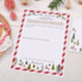 Personalised Letter To Santa And Blank Letter For Response With Reindeer Design, thumbnail 1 of 5