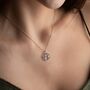 Sterling Silver Tulip Bouquet Necklace, thumbnail 5 of 10